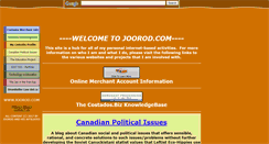 Desktop Screenshot of joorod.com